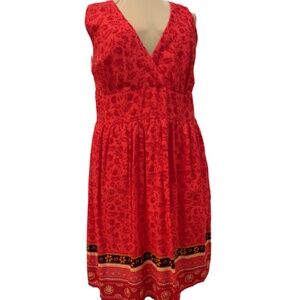 Blue Plate Cotton Sun Dress